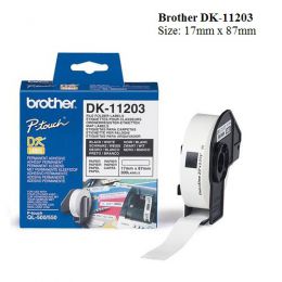 Giấy in Brother DK-11203, 17mm x 87mm x 300 nhãn