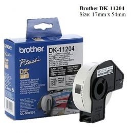 Giấy in Brother DK-11204, 17mm x 54mm x 400 nhãn 