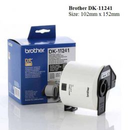 Giấy in Brother DK-11241, 102mm x 152mm x 200 nhãn