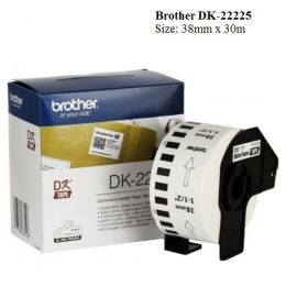 Giấy in liên tục Brother DK-22225, 38mm x 30m