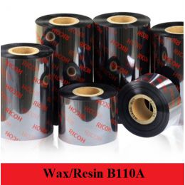 Ruy băng in mã vạch RIcoh Wax Resin B110A